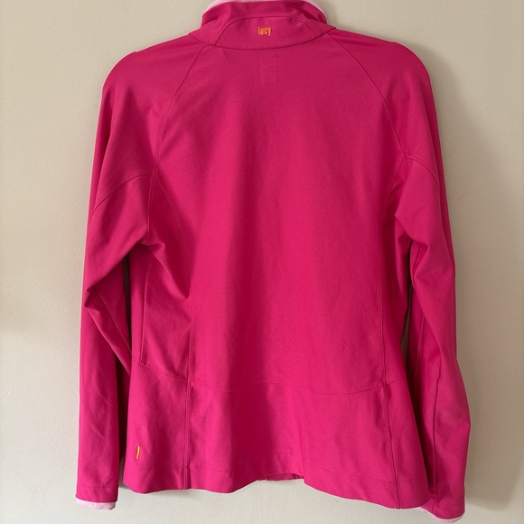 Lucy Women’s Lightweight Full Zip Jacket Pink Size L - Picture 3 of 8